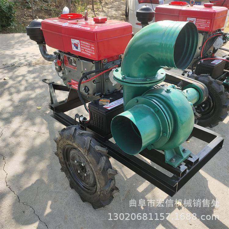 6寸抽水泵浇地排水排污抗旱抗涝园林管理