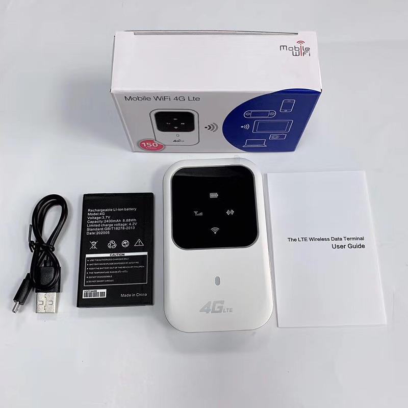 现货4G无线路由器移动随身Wi-Fi车载分享器sim卡槽LTEMIFImodem
