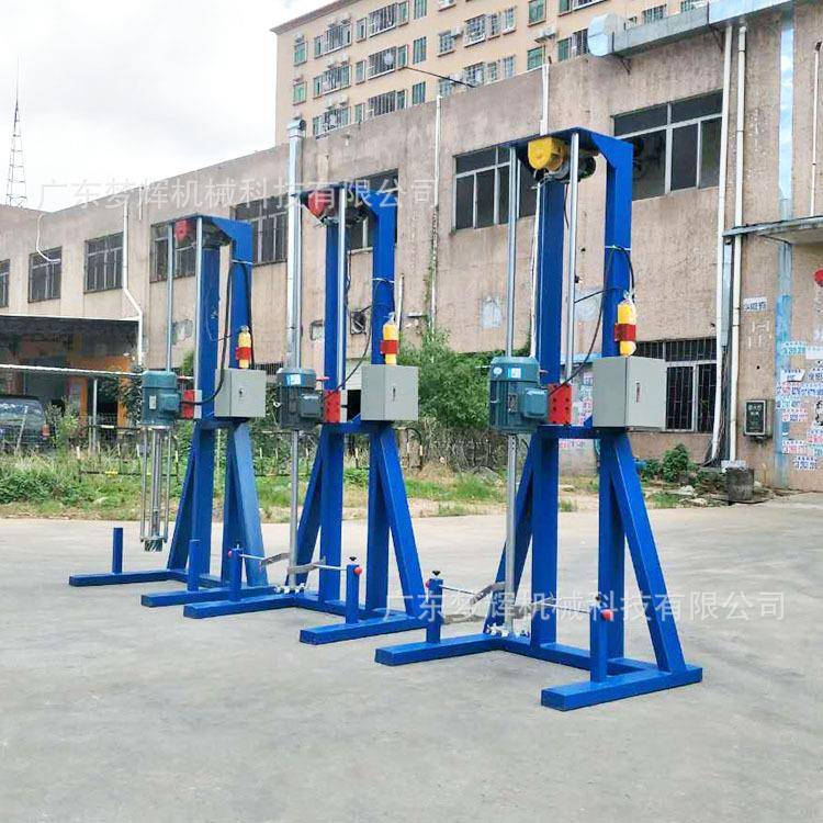 电动调速控分散机液体带拉缸搅拌混合设备石墨烯橡胶搅拌机现货