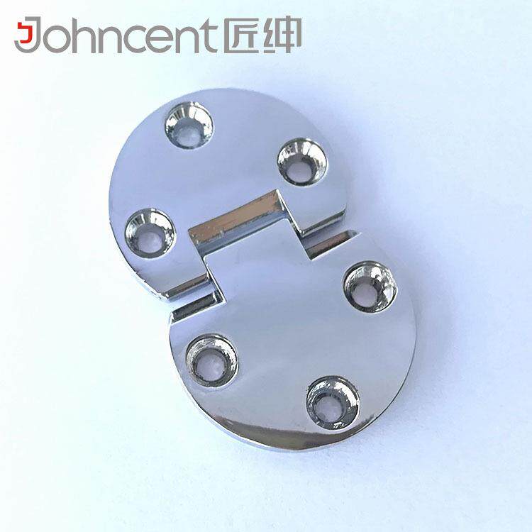 小号翻板铰锌合金合页 家具五金半圆连接配件 蝴蝶铰链47*29.5mm