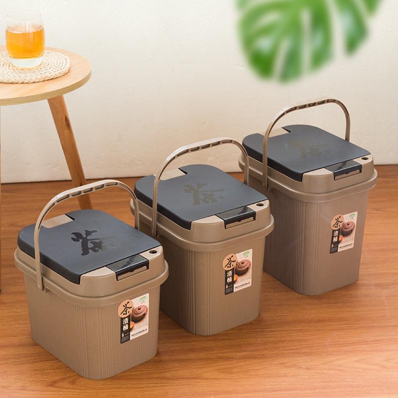 茶桶茶渣桶排水桶功夫茶具配件家用小号茶水桶茶盘茶道茶台垃圾桶