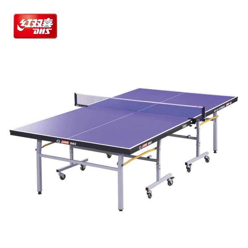 红双喜T2023乒乓球桌带轮可移动