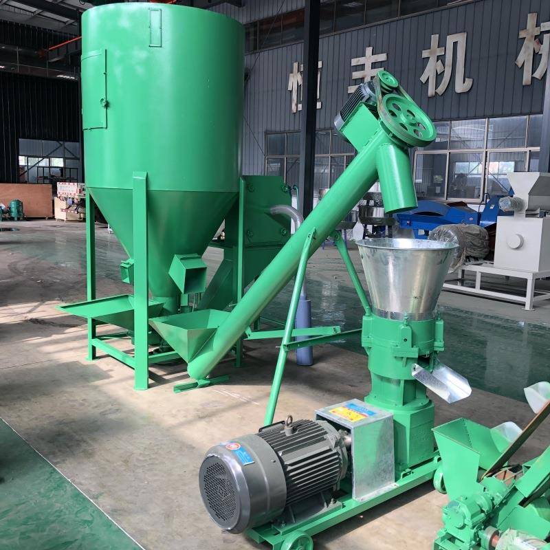 养殖户平模饲料颗粒机大中小型稻谷壳颗粒机龙虾蟹饲料颗粒机