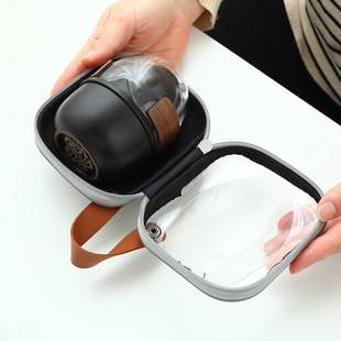 旅行茶具一壶一杯户外露营快客杯家用单个功夫防烫泡茶壶喝茶套装