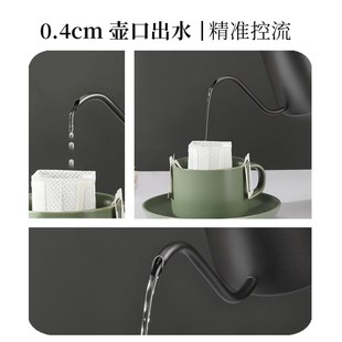 不锈钢挂耳咖啡手冲壶家用手冲咖啡壶细口壶咖啡过滤杯长嘴水壶
