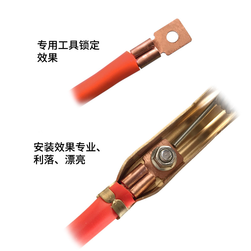 汽车电瓶夹子纯铜搭火线过江龙电池连接线打火线搭电线帮线