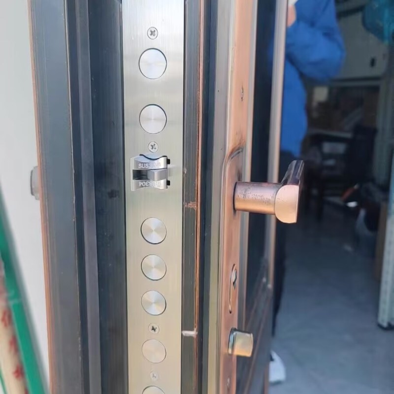 霸王锁体388 40智能锁门锁家用通用型不锈钢防盗门锁芯指纹锁锁体