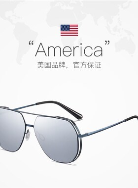 【自营】Cyxus偏光太阳镜男款飞行员蛤蟆镜双梁墨镜防晒防紫外线