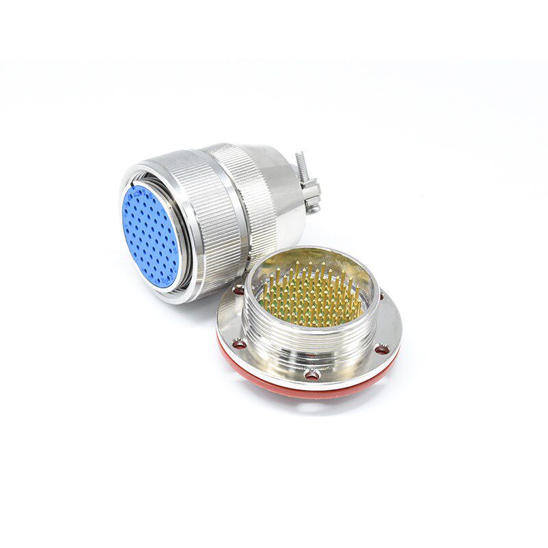玻璃烧结连接器MX23-4P6孔8针10芯12芯真空气密航空插头公母接头
