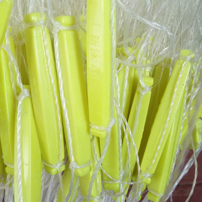 三层沉网黏网0.22丝加强进口黄丝网自动捕鱼鲫鱼鲢鱼沾网渔网