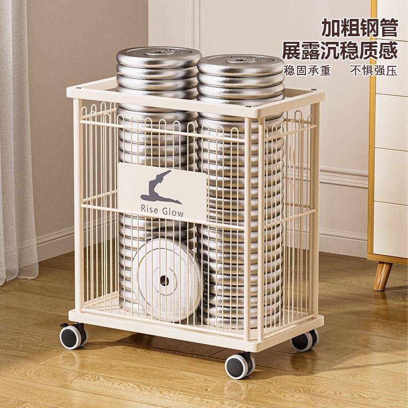 瑜伽垫收纳筐健身运动器材置物架篮球羽毛球提壶哑铃工具收纳架子