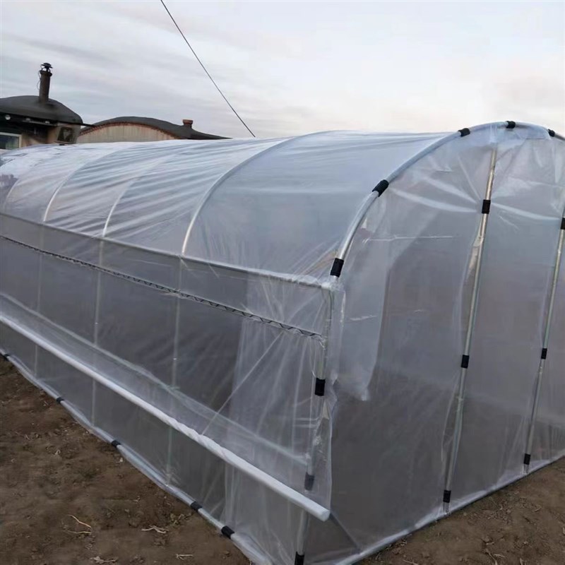 家用温室花房大棚骨架钢管多肉养殖种植遮阳防水保温暖房庭院简易