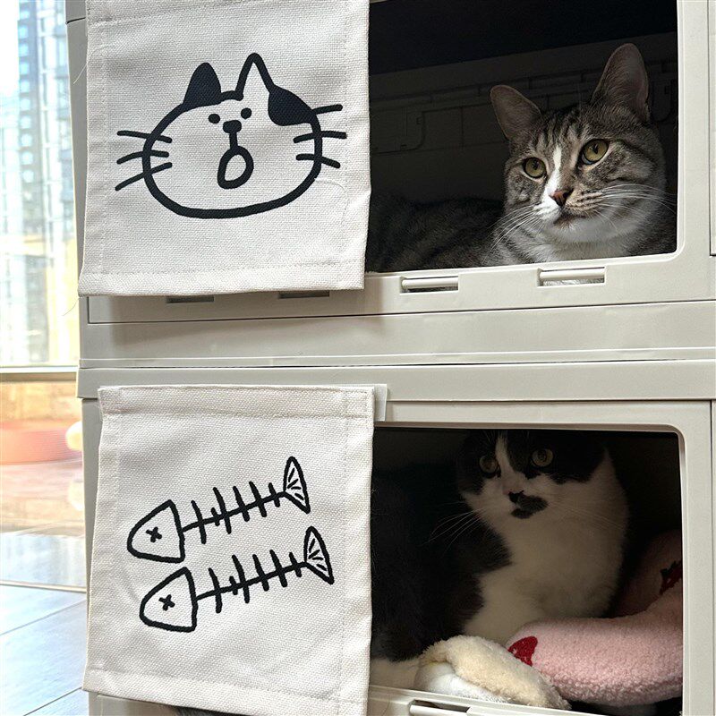 折叠猫窝家用室内大号保暖防寒露营箱猫屋四季通用自制猫舍宠物窝