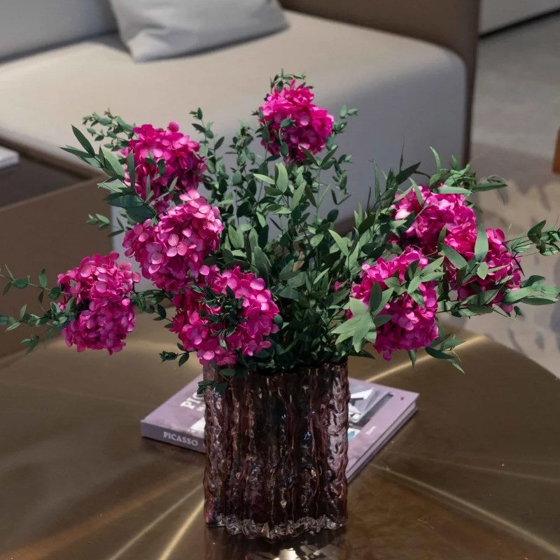 【八方来财】特级干花花束绣球永生花真花客厅边几装饰摆设餐桌花