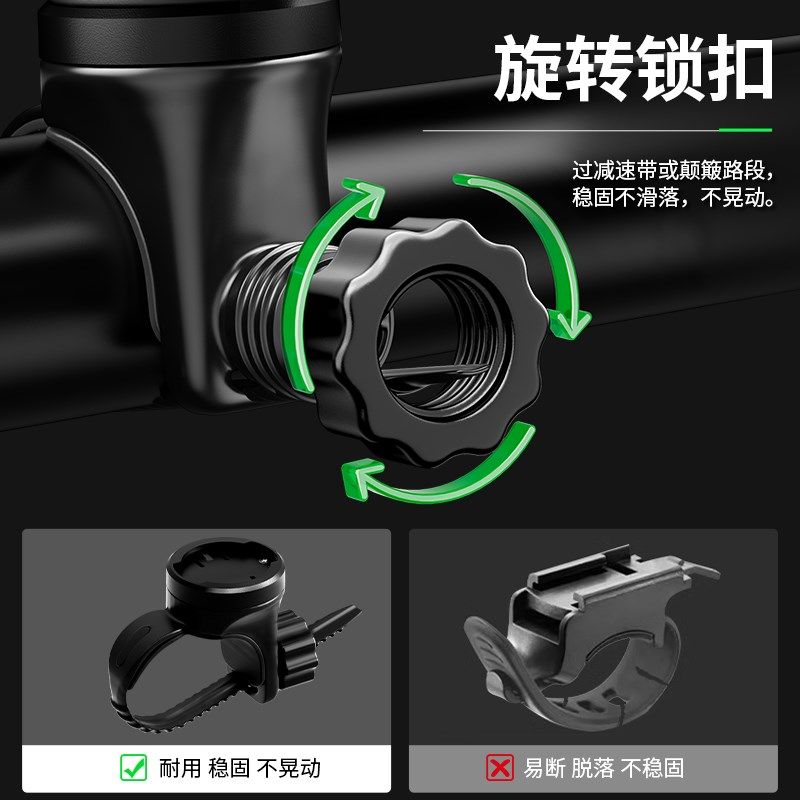 自行车夜骑灯公路山地车夜间骑行灯尾灯单车前灯后尾灯套装夜行灯