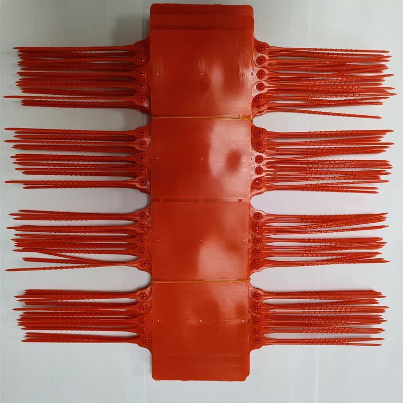 双头挂签物流吊牌快运物流封条螺旋挂牵挂牌塑料扎带