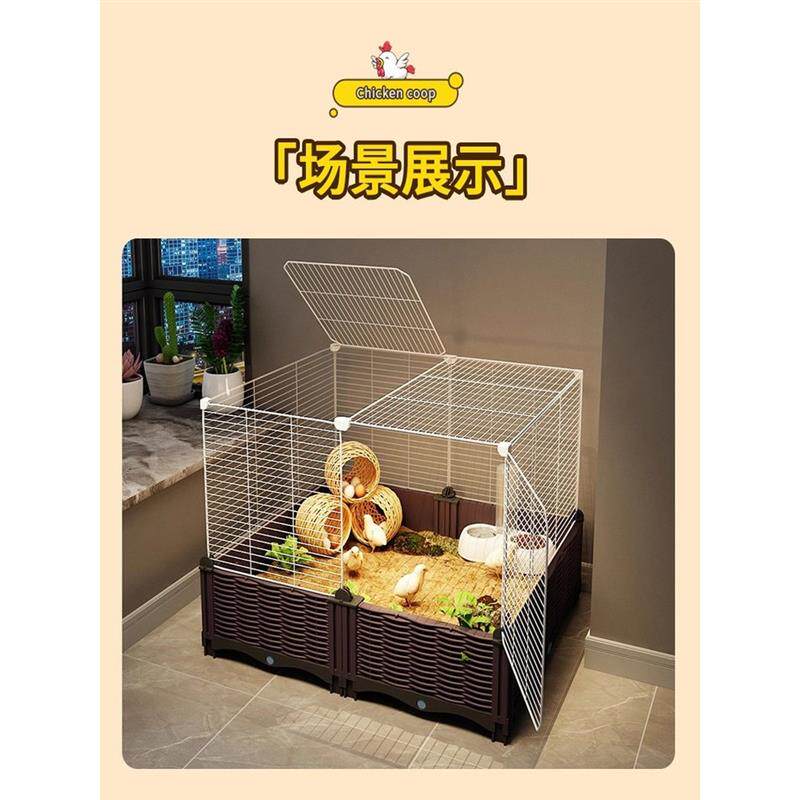 生态养殖鸡笼子芦丁鸡专用加密饲养箱家用育雏养殖大号超大号铁笼
