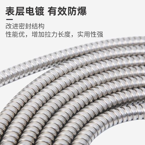 整卷304不锈钢穿线管金属软管波纹管电线套管软管电线保护管软管