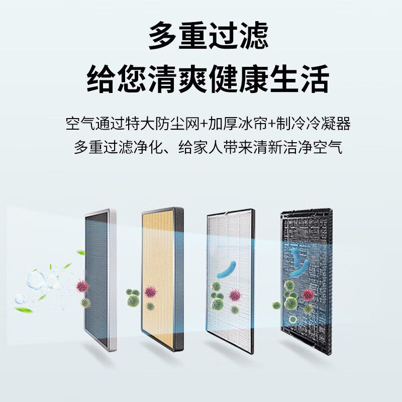 新款移动空调All免安装无外机无排风管厨房家用客厅大面积制冷
