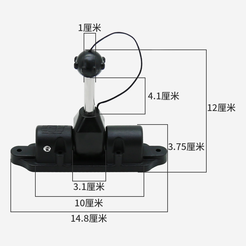 塑料船 pe船铝船桨锁 铁船木船万向桨座 玻璃钢船快艇划桨支架