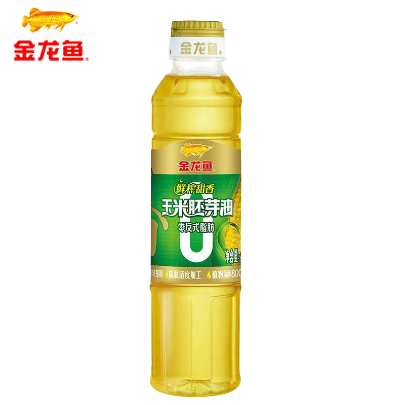 金龙鱼玉米油400ml小瓶装植物食用油家用烹饪炒菜糕点烘焙原料