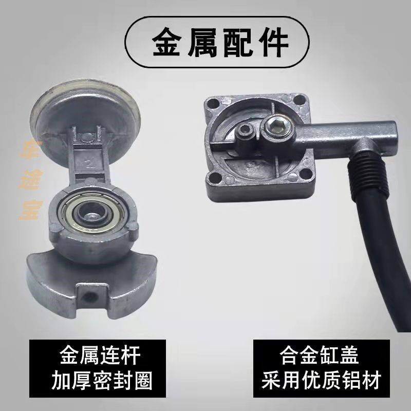 电动车充气泵48V60V72V通用电瓶车打气筒大双杠便携式真空胎充气