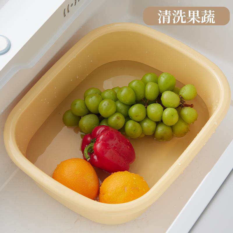 塑料长方盆脸盆洗漱盆家用洗脸宿舍厨房水槽水池子洗蔬菜水果盆子