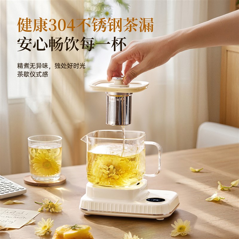 全玻璃煮茶器一人迷你电热水壶电茶炉烧水壶小型家用办公室养生壶
