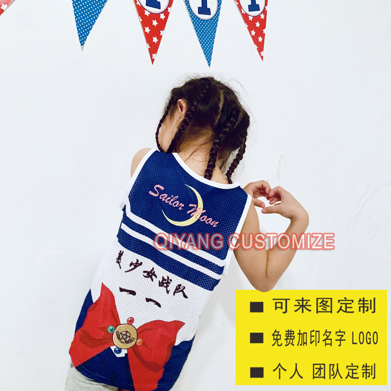 启扬儿童平衡车俱乐部运动宝宝骑行服背心短裤夏季速干透气定制