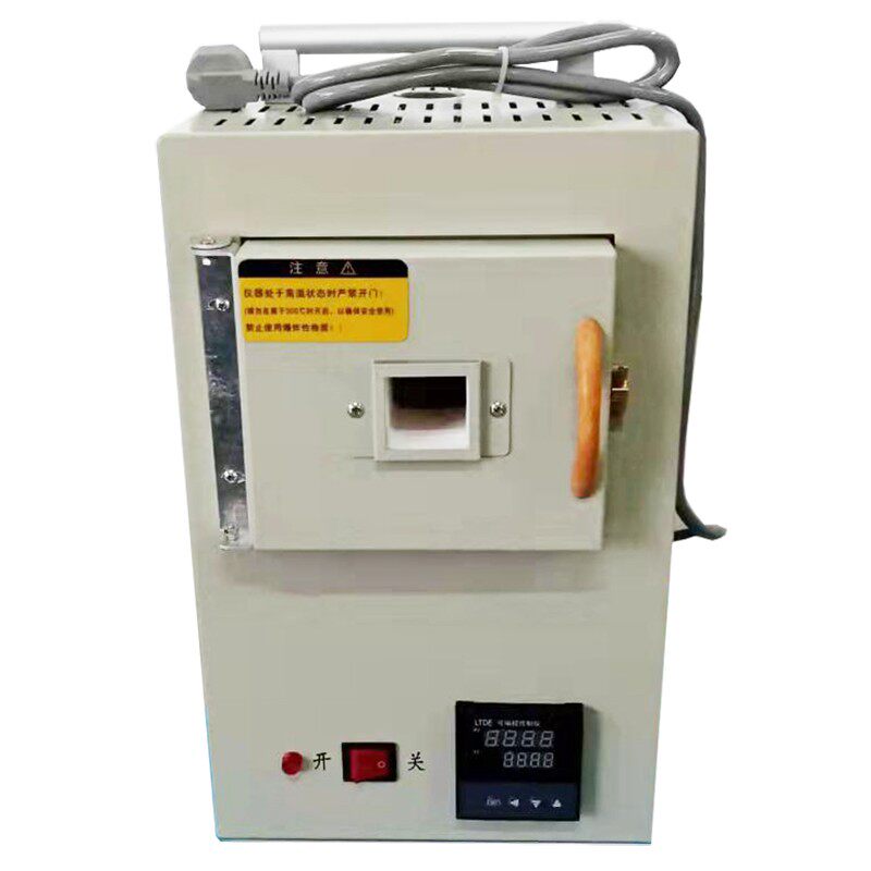 节能陶瓷纤维实验马弗电炉一体程控高温炉银黏土工作室 2kw1200度