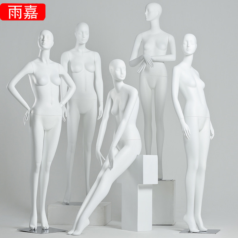 模特道具女全身人体假人台仿真模型橱窗婚纱女装内衣服装店展示架