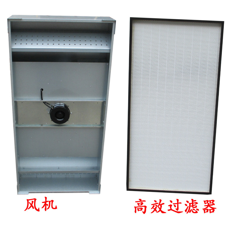 工业级FFU新风系统洁净棚无尘工作台高效空气过滤净化器家用通风