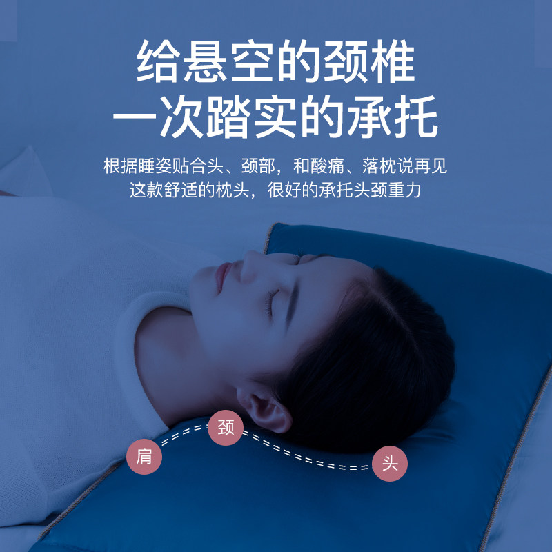 决明子荞麦枕头大人学生儿童护颈枕情侣一对装单人枕头枕芯双人
