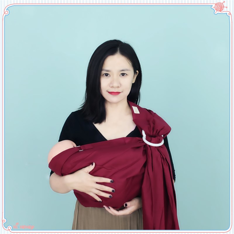 潘妞手工西尔斯婴儿背巾哄睡喂奶多功能新生儿前横抱式背带袋四季