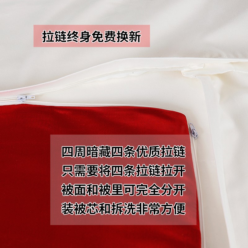 老式丝绸被套包边被罩杭州丝绸缎面结婚复古风龙凤被面子织锦明清