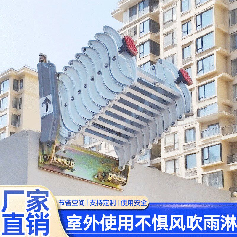 阁楼伸缩楼梯家用室内折叠升降复式定制户外露台成品可收缩式爬梯