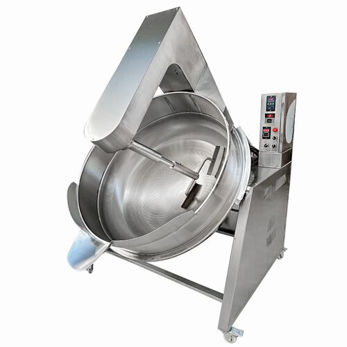 自动旋转行星炒料机凉粉搅拌机电热夹层锅火锅底料炒酱料机炒馅机