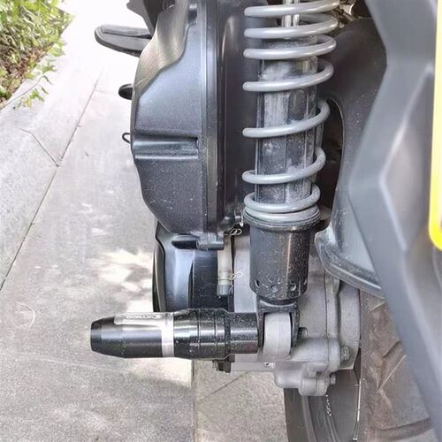 适用光阳赛艇S250 S350排气管防摔胶 CT250 改装车身防摔护杆配件