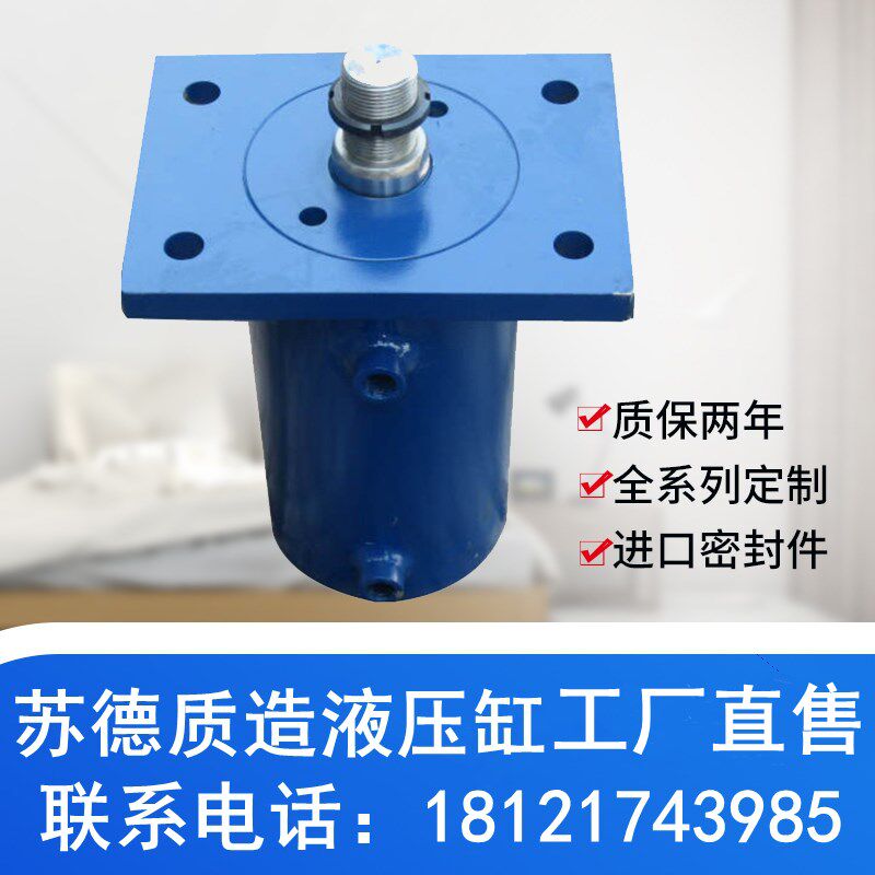 非标定制货梯升降机液压油缸单向双向法兰液压缸全套配件液压泵站