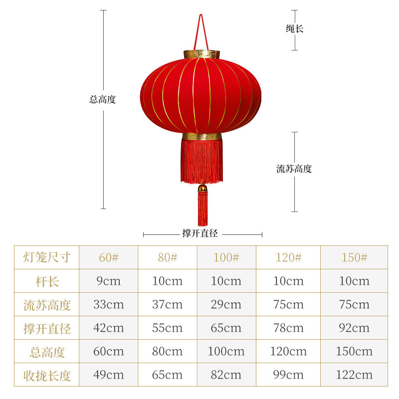 灯笼2024新款免插电池企业公司单位大门口超大号灯笼新年春节装饰