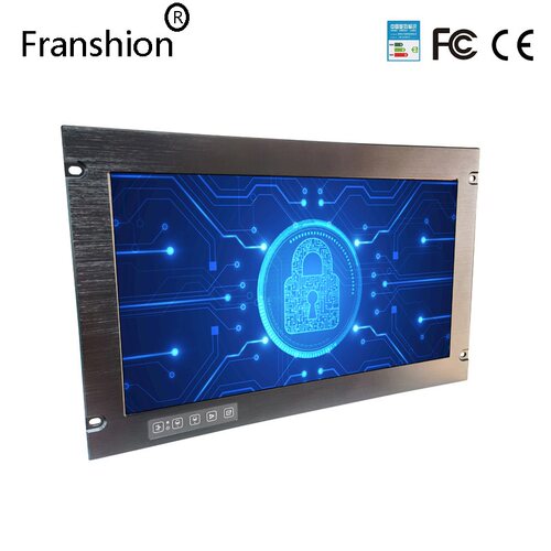 18.5寸机架式19寸标准上架式机柜专用工业触摸液晶全高清显示器新