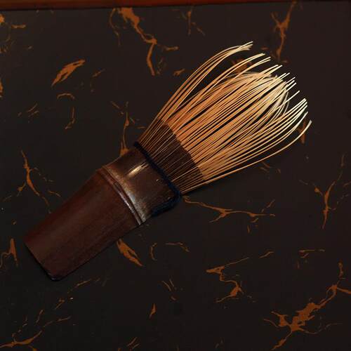 中式宋代点茶茶筅竺副帅半筅茶道表演抹茶道具扁平茶刷古代打抹茶