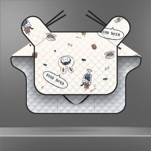 电动车挡风被春夏季摩托车轻便防晒罩三轮车加大加宽侧翼前遮阳板