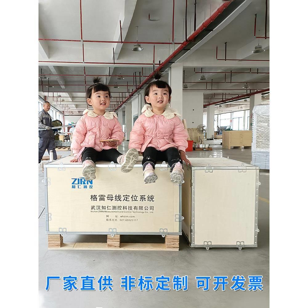 出口木箱定制钢带包边可拆卸物流运输打包免熏蒸胶合板卡扣木箱