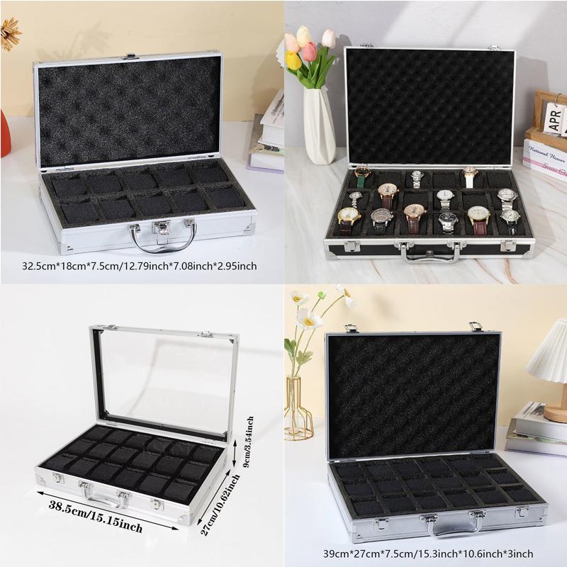 绿鬼劳力奢华手表收纳盒摆摊手链展示铝合金家用大容量高档收藏