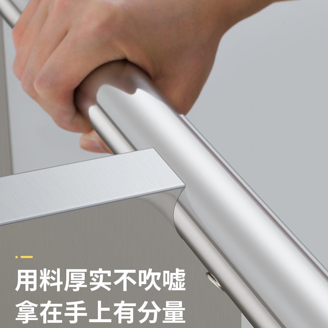 厨房置物架落地不锈钢多层微波炉架收纳架子多功能锅架货架储物架