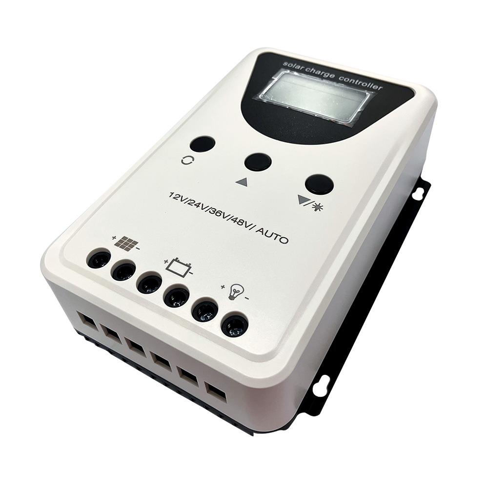 太阳能光伏充电控制器60A 80A 100A 家用智能充电器 发电系统