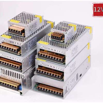 110V/220V转DC12V41A开关电源500W监控LEDS-500-12高频大功率