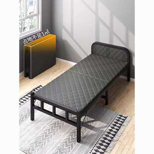 折叠床单人床一米二成人家用小床午休硬板简易出租房用临时双人床