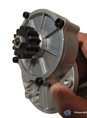 灵鹰电动牛车手动改装电动24V400W电动叉车改装电机减速电机